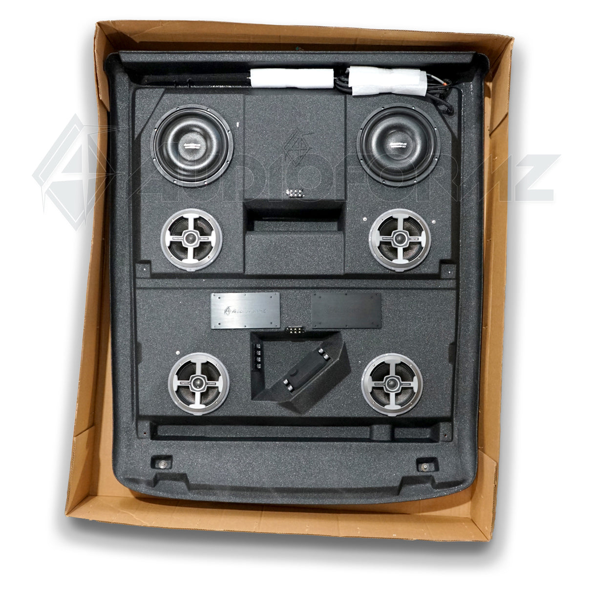 2015+ Polaris Ranger Crew XP 1000 / 900 LEVEL 5 Stereo Top with Light Bar and Roof Rack