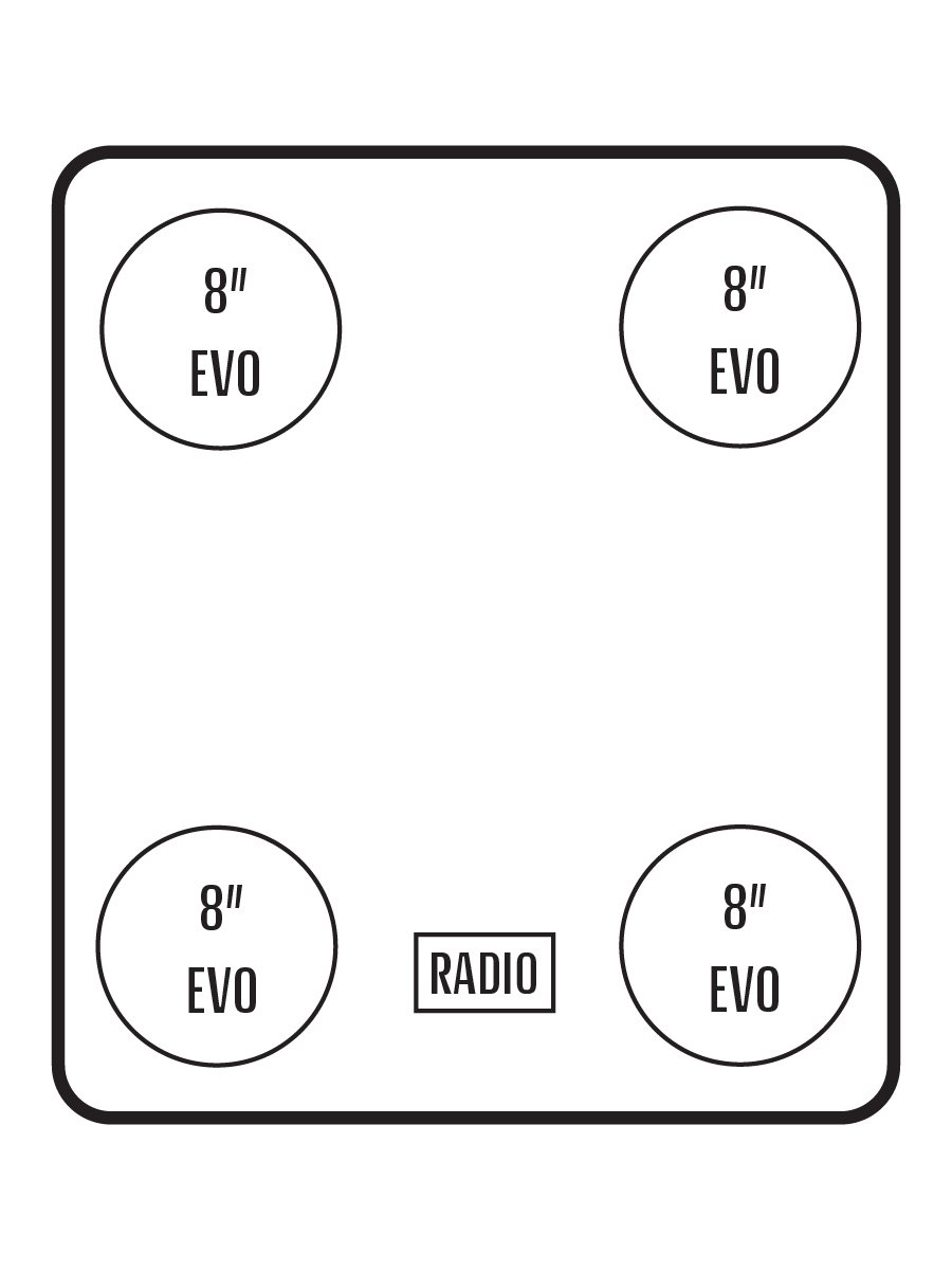 2014-23 Polaris RZR XP 1000 / 2015-20 RZR 900 Stereo Tops (2-Seat)