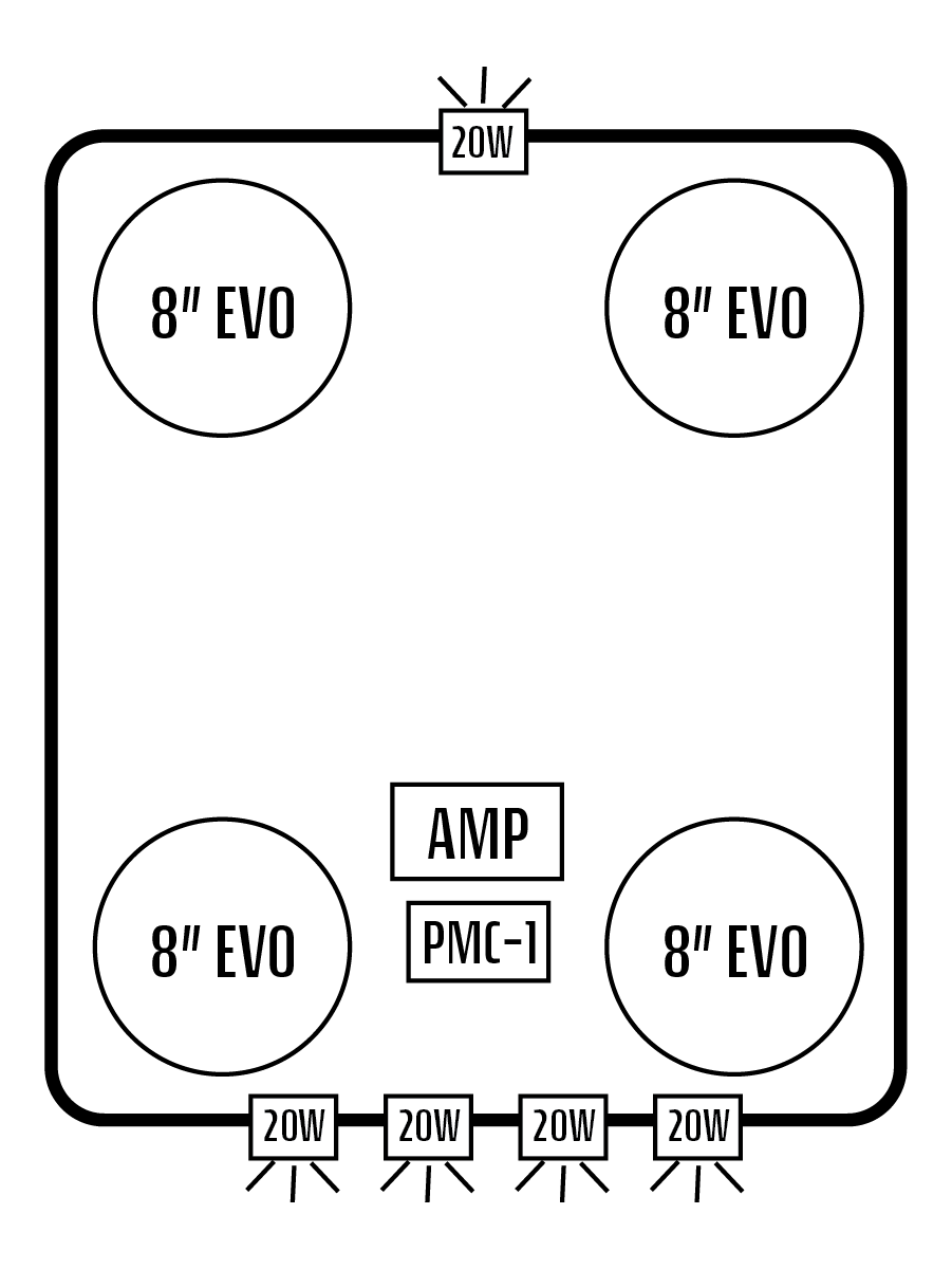 2014-23 Polaris RZR XP 1000 / 2015-20 RZR 900 Stereo Tops (2-Seat)