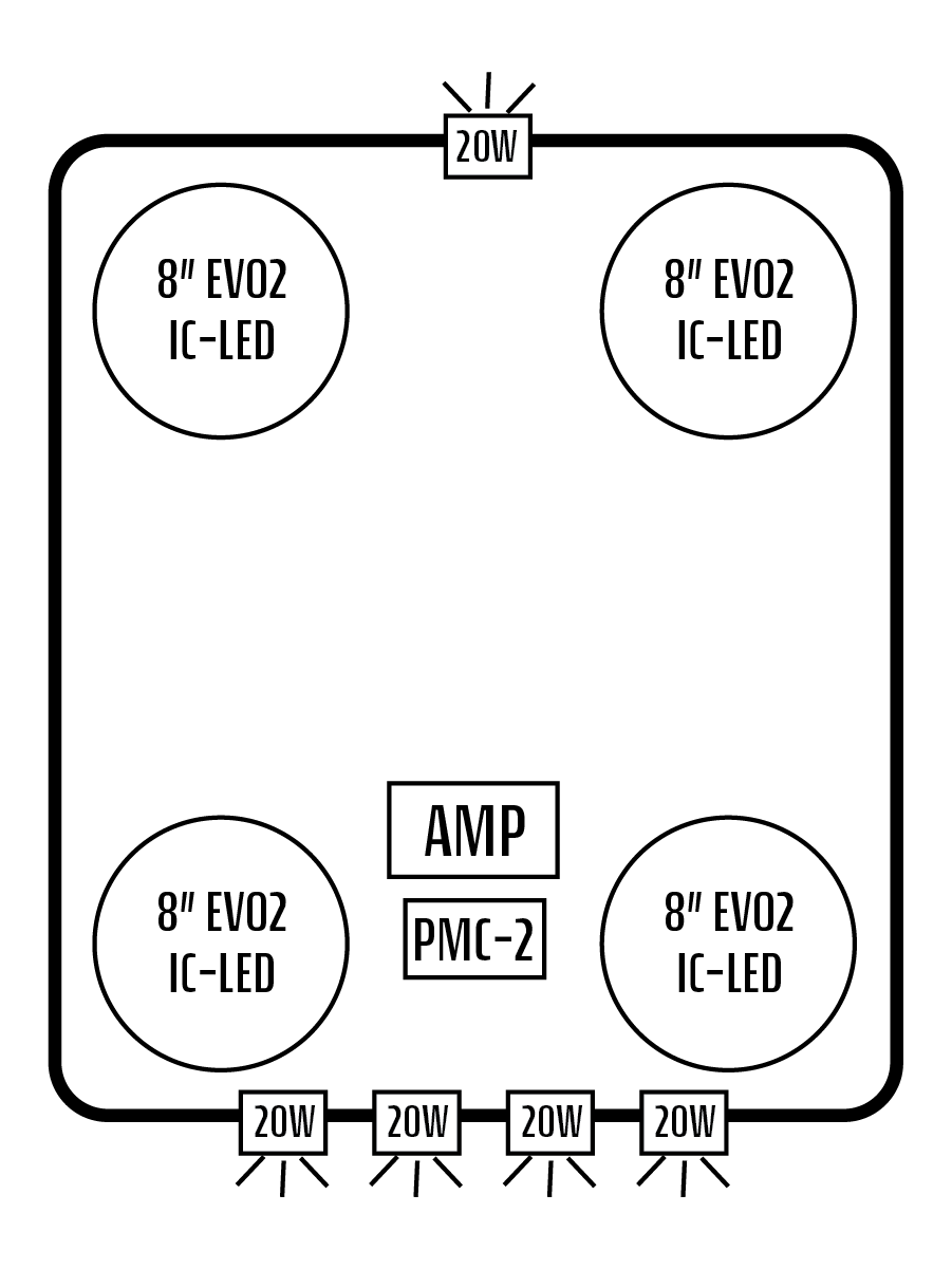 2014-23 Polaris RZR XP 1000 / 2015-20 RZR 900 Stereo Tops (2-Seat)