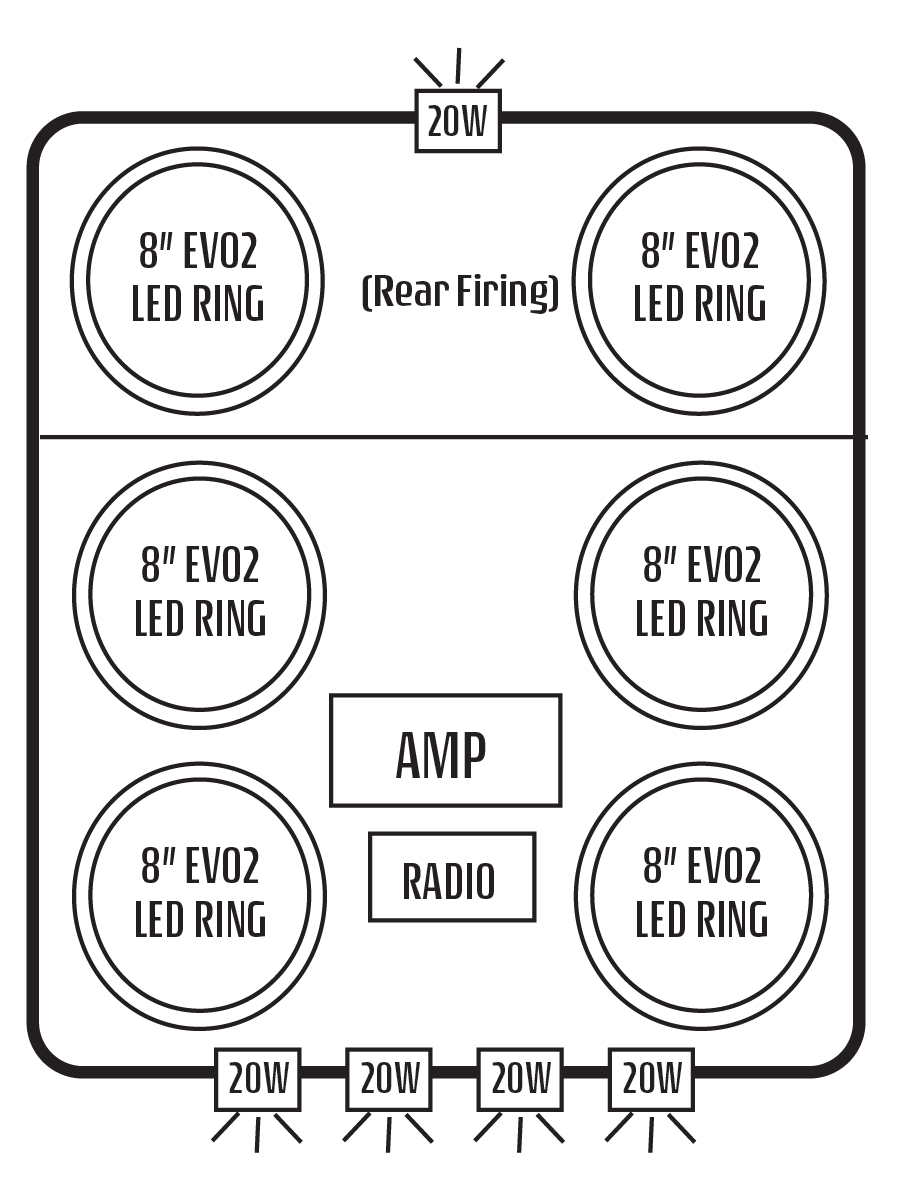 2014-23 Polaris RZR XP 1000 / 2015-20 RZR 900 Stereo Tops (2-Seat)