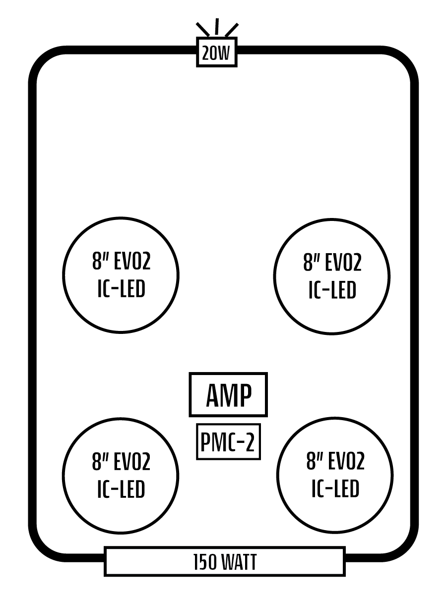 2022+ Polaris RZR Pro R 4 Stereo Tops (4-Seat)