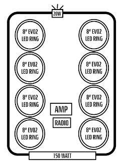 2022+ Polaris RZR Pro R 4 Stereo Tops (4-Seat)