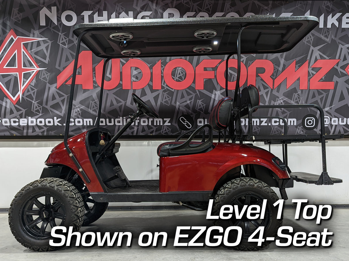 88in Universal-Fit Golf Cart Stereo Tops (4-Seat)