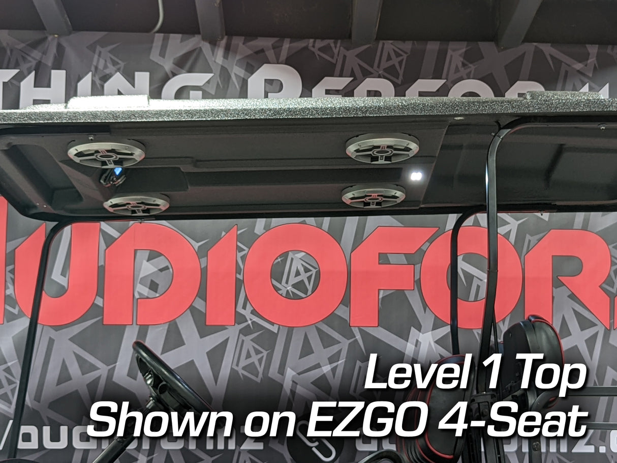 88in Universal-Fit Golf Cart Stereo Tops (4-Seat)