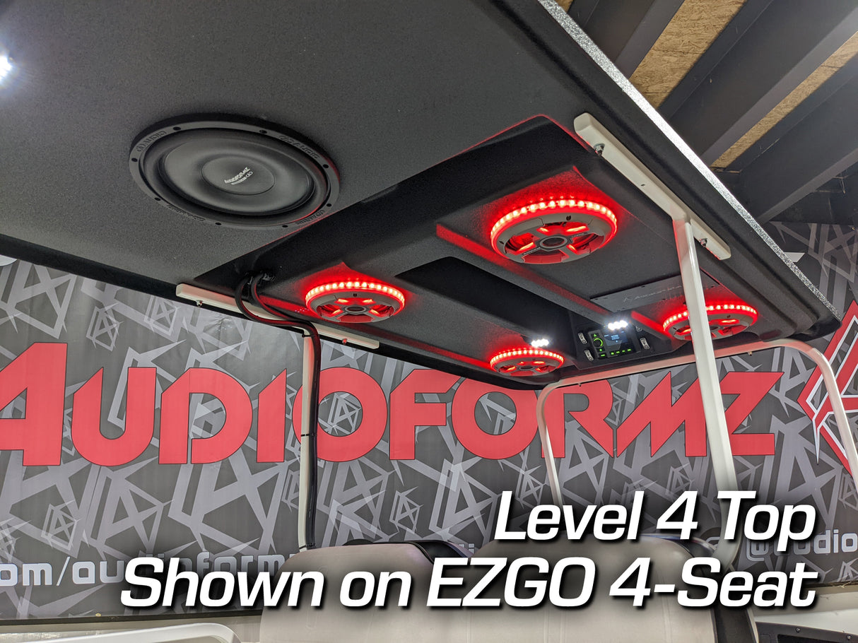 88in Universal-Fit Golf Cart Stereo Tops (4-Seat)