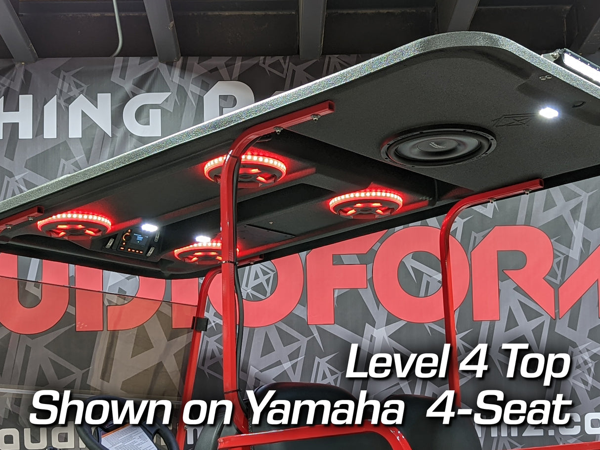 88in Universal-Fit Golf Cart Stereo Tops (4-Seat)