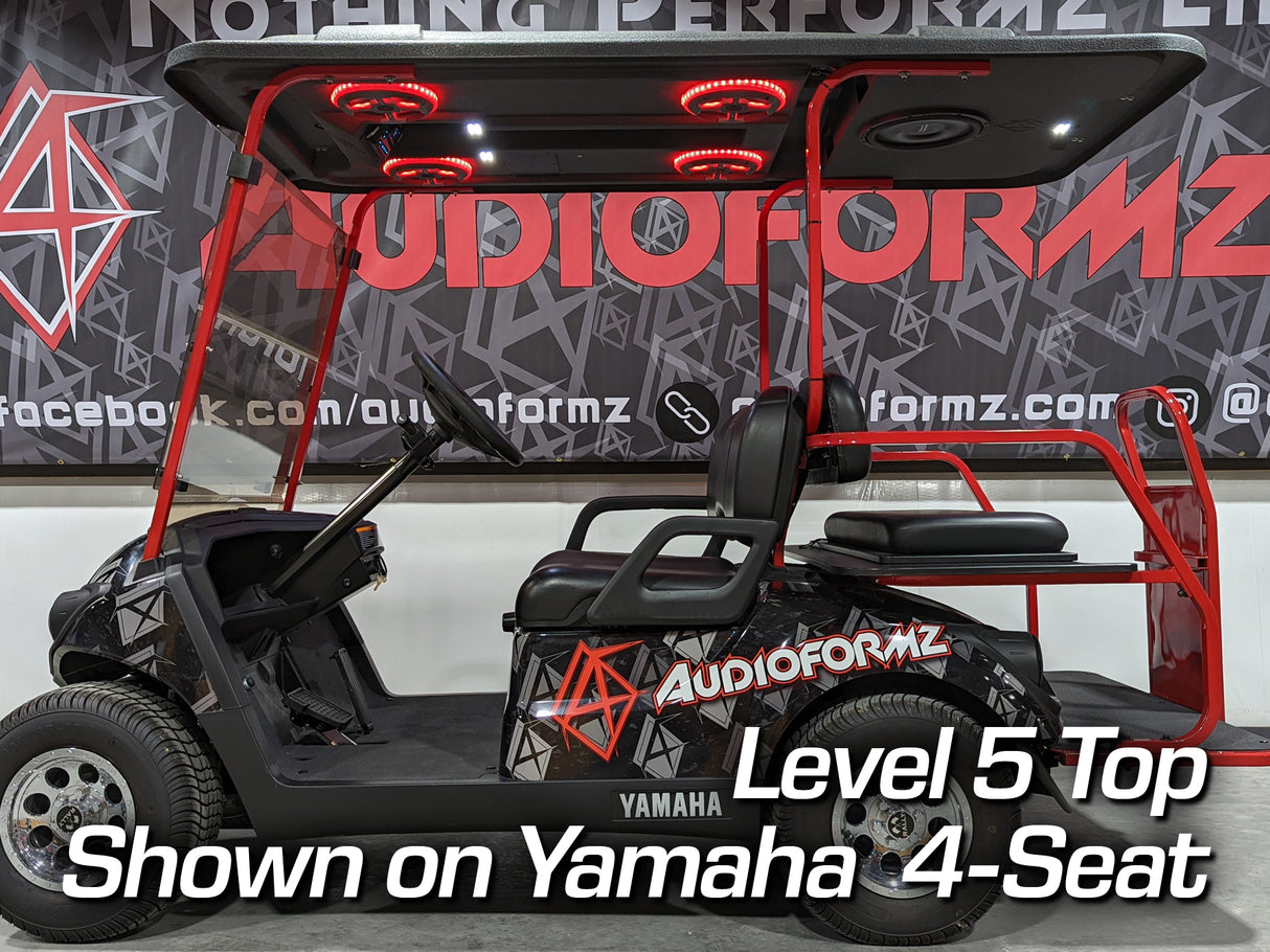 88in Universal-Fit Golf Cart Stereo Tops (4-Seat)