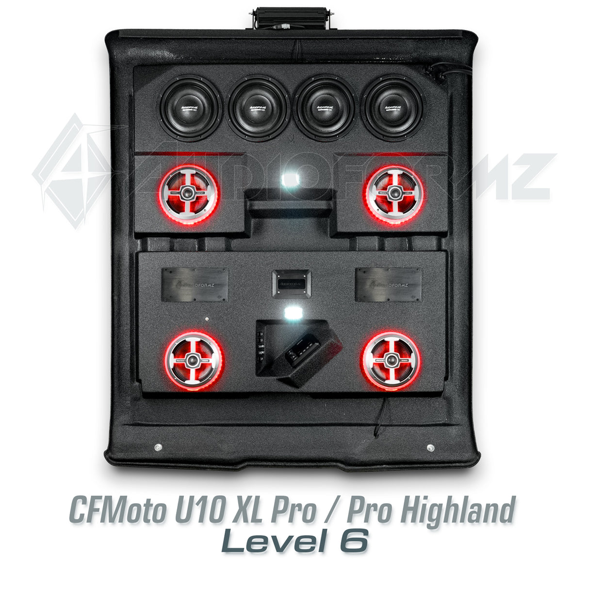 2025+ CFMoto UForce U10 XL Pro Highland Stereo Tops (4-Door)