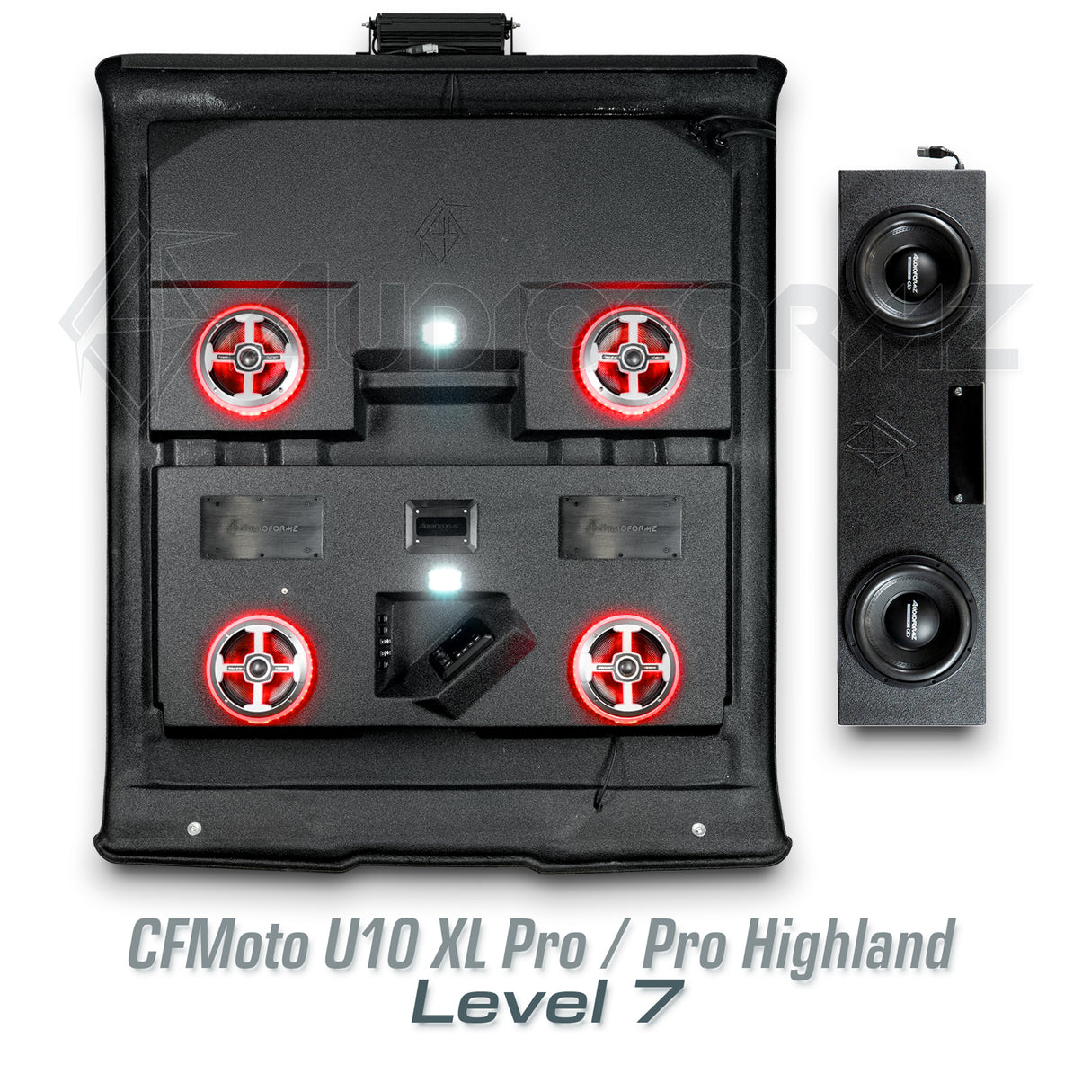 2025+ CFMoto UForce U10 XL Pro Highland Stereo Tops (4-Door)