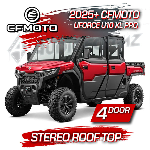 2025+ CFMoto UForce U10 XL Pro Stereo Tops (4-Door)