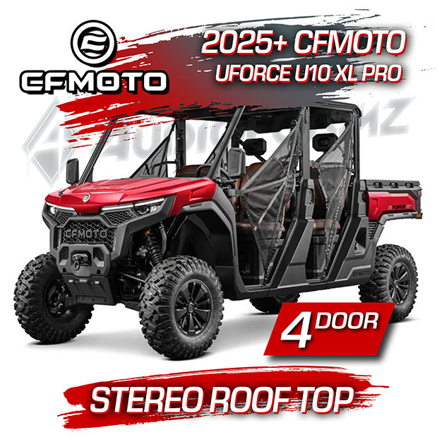 2025+ CFMoto UForce U10 XL Pro Stereo Tops (4-Door)