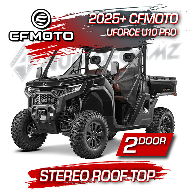 2025+ CFMoto UForce U10 Pro Stereo Tops (2-Door)