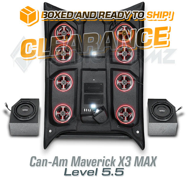 2017+ Can-Am Maverick X3 MAX LEVEL 5.5 Stereo Top (4-Seat)
