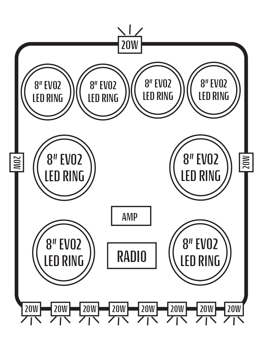 2015+ Kawasaki Mule Pro-FXT Stereo Tops (4-Door)