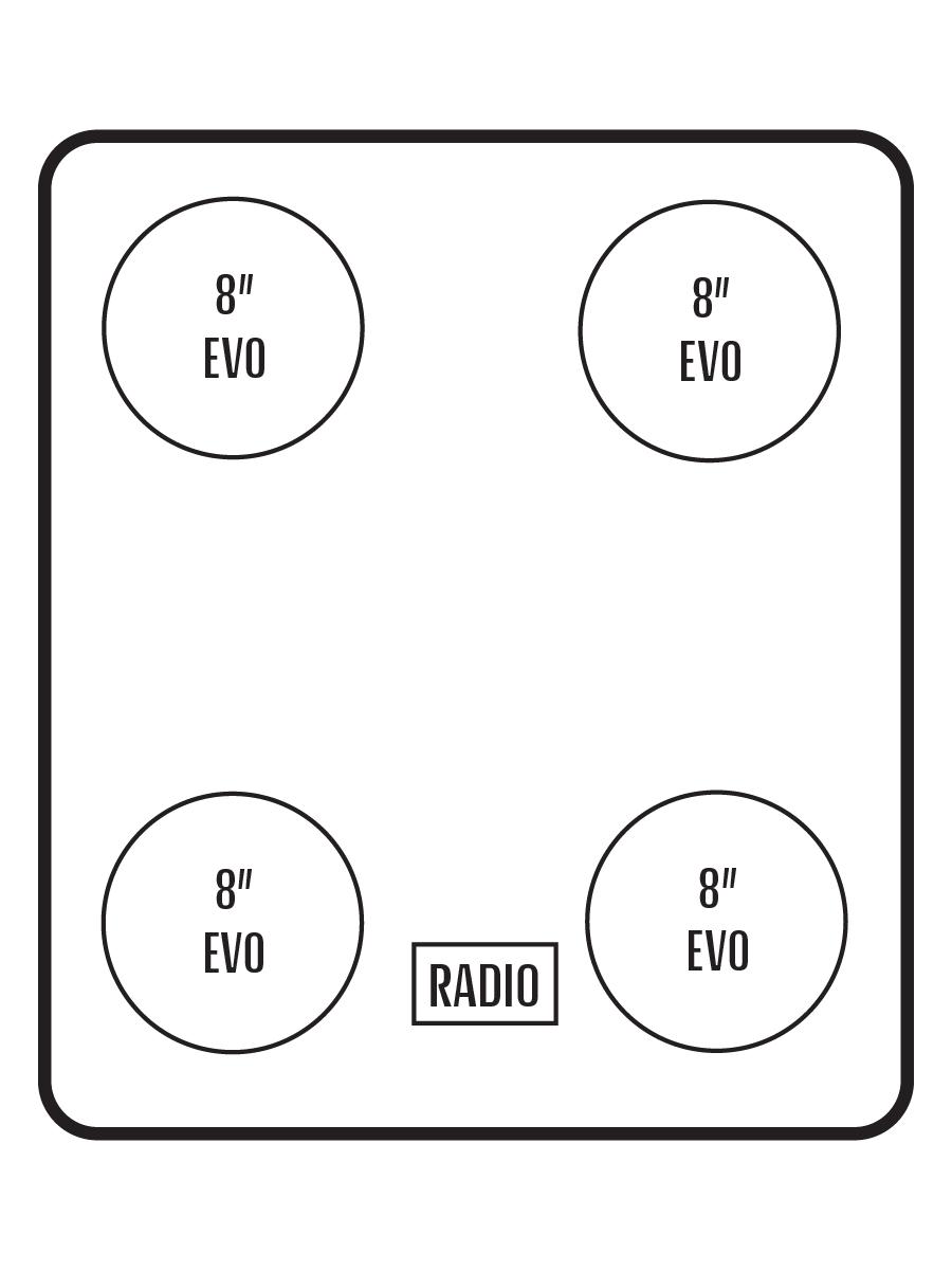 2016+ Honda Pioneer 1000 Stereo Tops (2-Door)