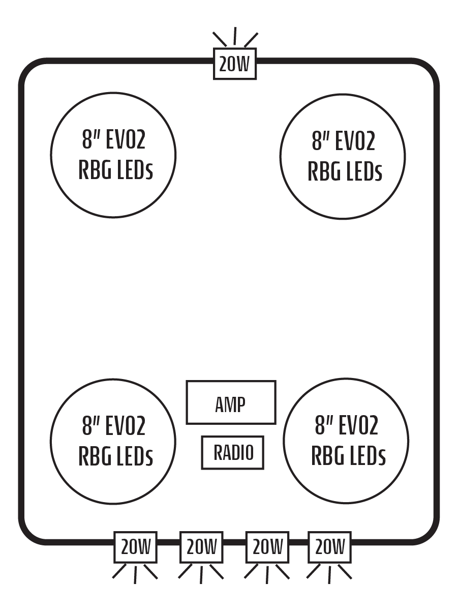 2016+ Honda Pioneer 1000 Stereo Tops (2-Door)