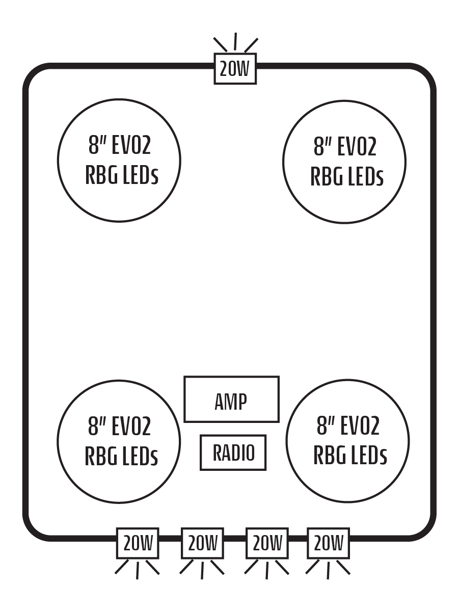 2016+ Honda Pioneer 1000-5 Stereo Tops (4-Door)