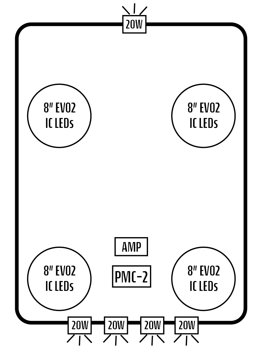 2016+ Honda Pioneer 1000-6 Stereo Tops (4-Door)