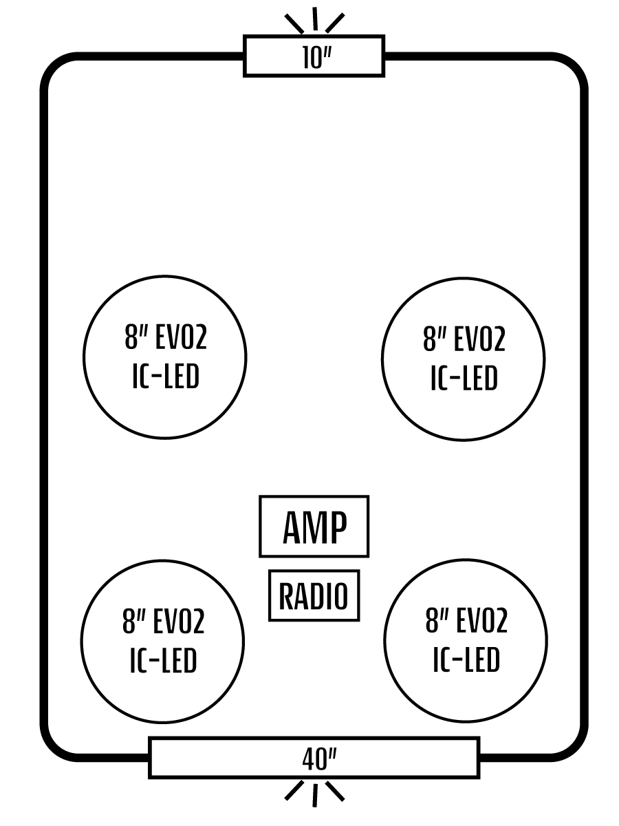 2025+ CFMoto UForce U10 XL Pro Stereo Tops (4-Door)