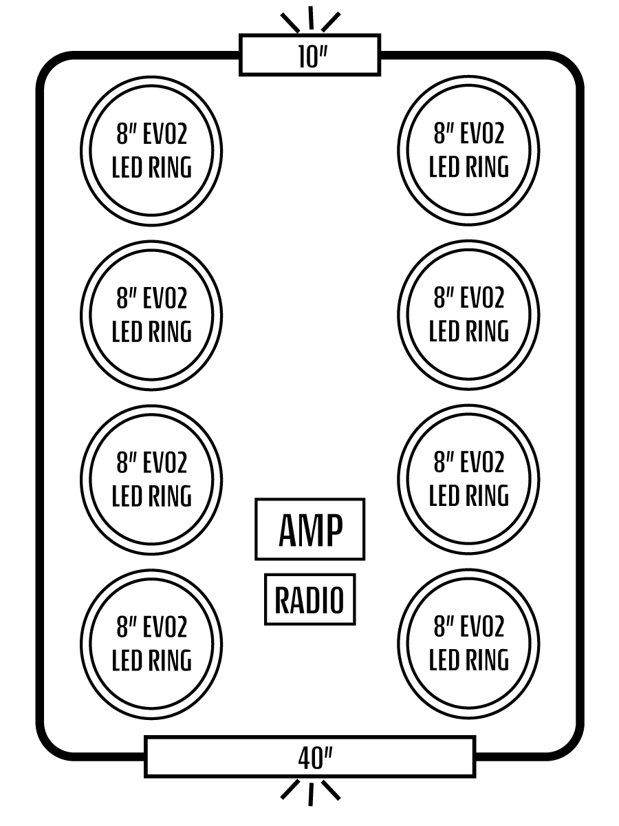 2022+ CFMoto UForce 1000 XL Stereo Tops (4-Door)