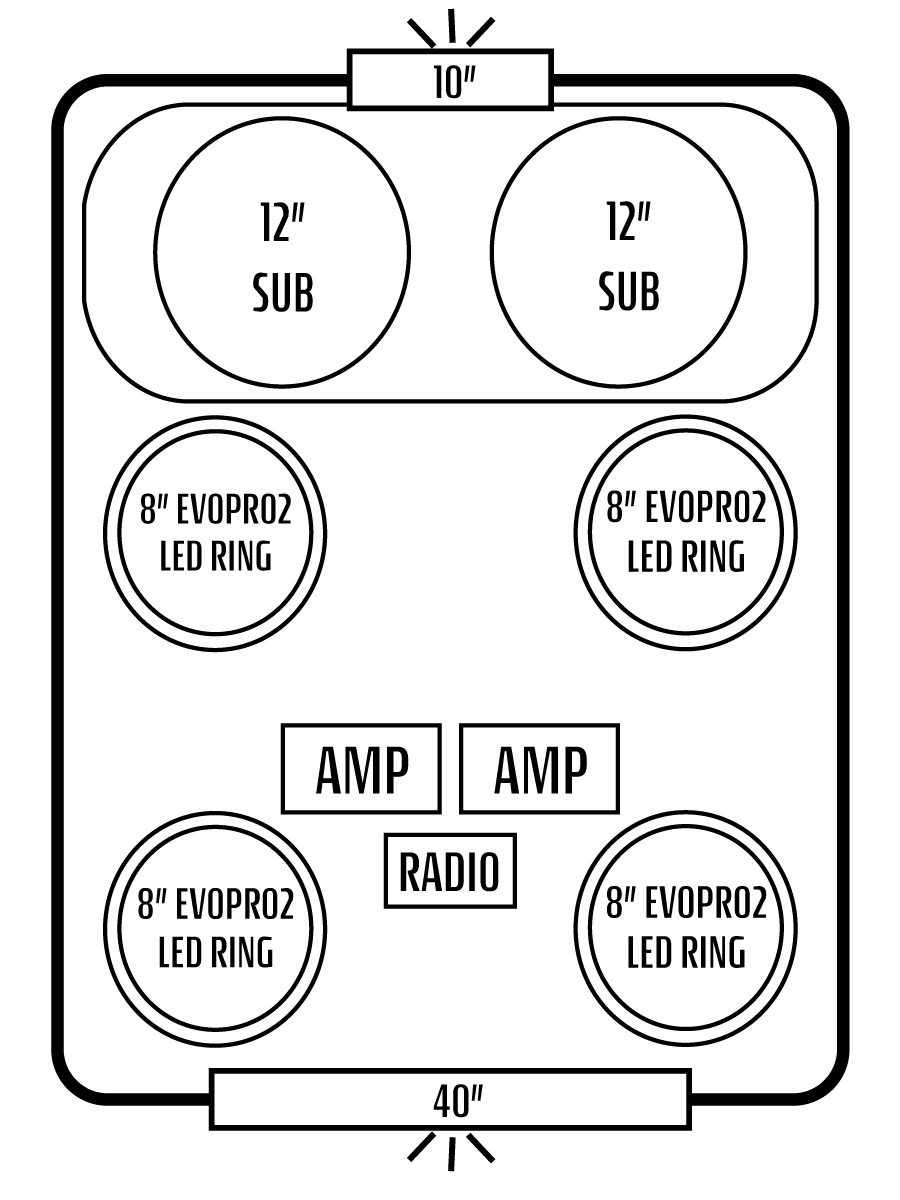 2025+ CFMoto UForce U10 XL Pro Stereo Tops (4-Door)