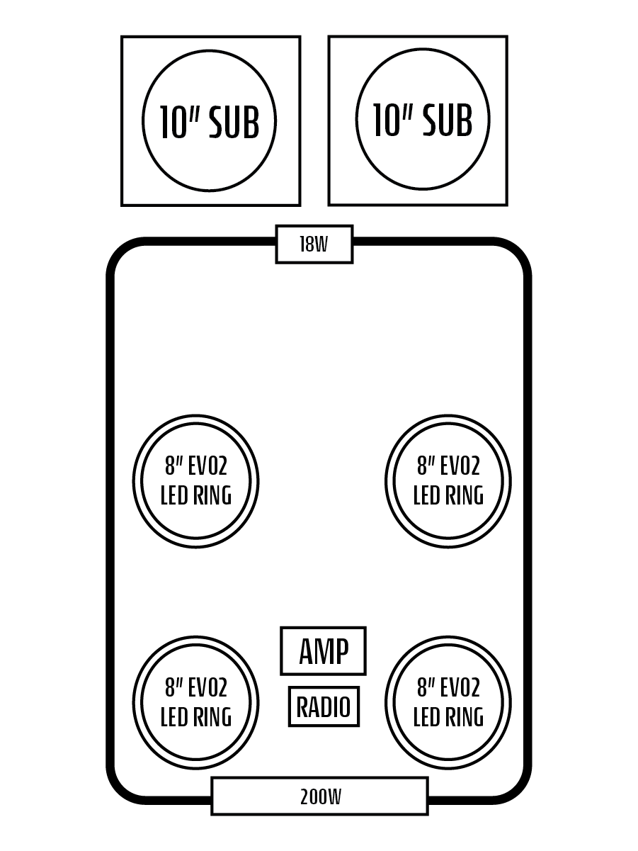 2017+ Can-Am Maverick X3 MAX Stereo Tops (4-Seat)