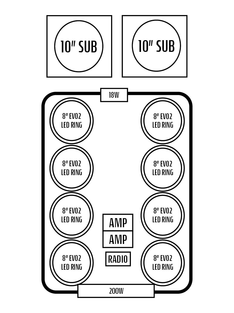 2017+ Can-Am Maverick X3 MAX Stereo Tops (4-Seat)