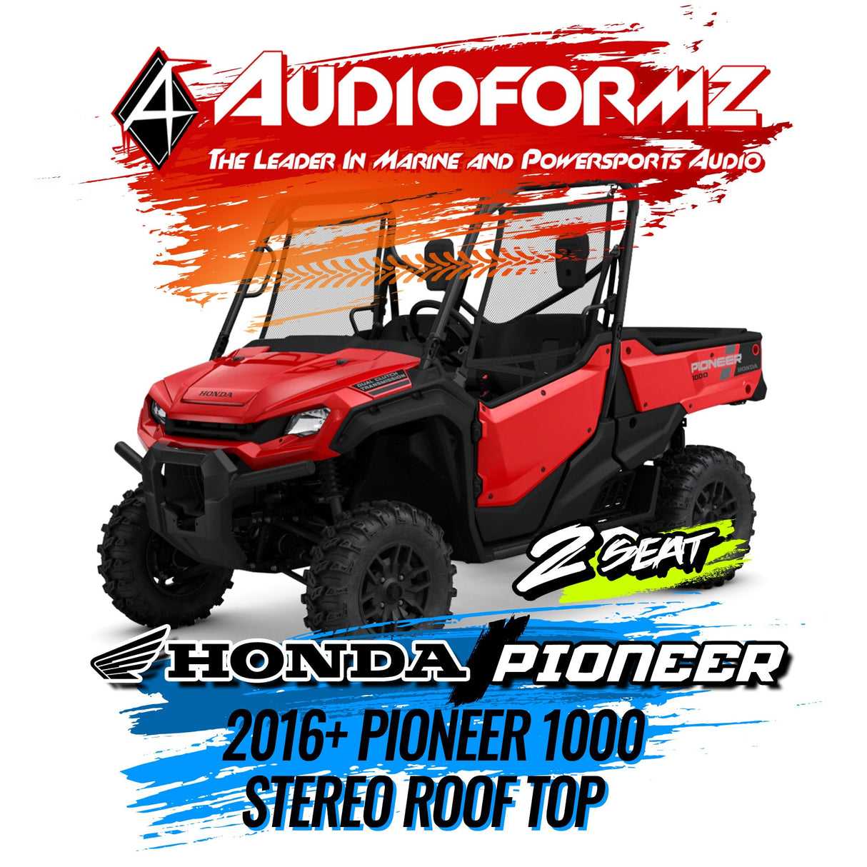 2016+ Honda Pioneer 1000 Stereo Tops (2-Door)
