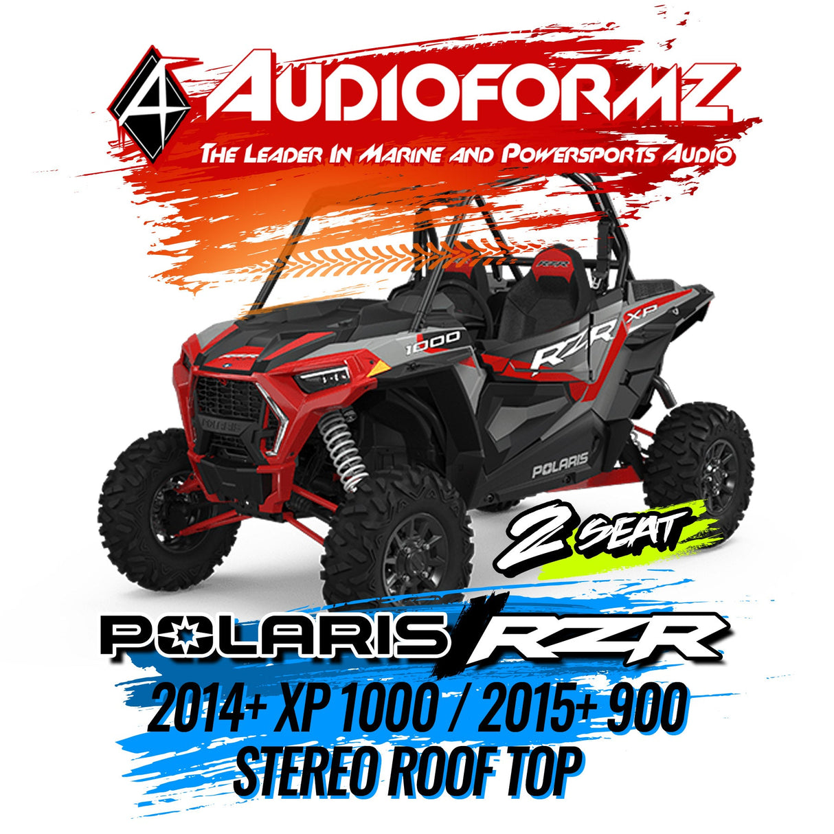 2014-23 Polaris RZR XP 1000 / 2015-20 RZR 900 Stereo Tops (2-Seat)