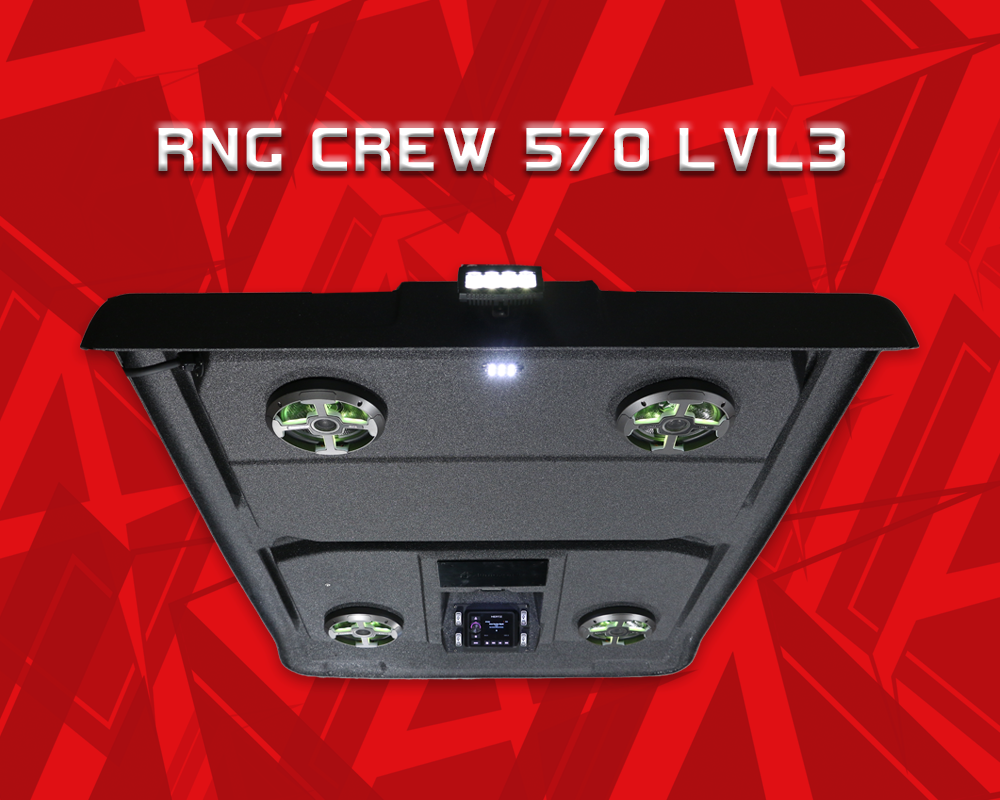 2016+ Polaris Ranger Crew 570 Midsize Stereo Tops (4-Seat)