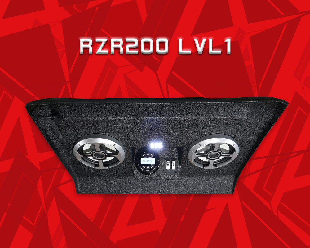 2022+ Polaris RZR 200 Stereo Tops (2-Seat)