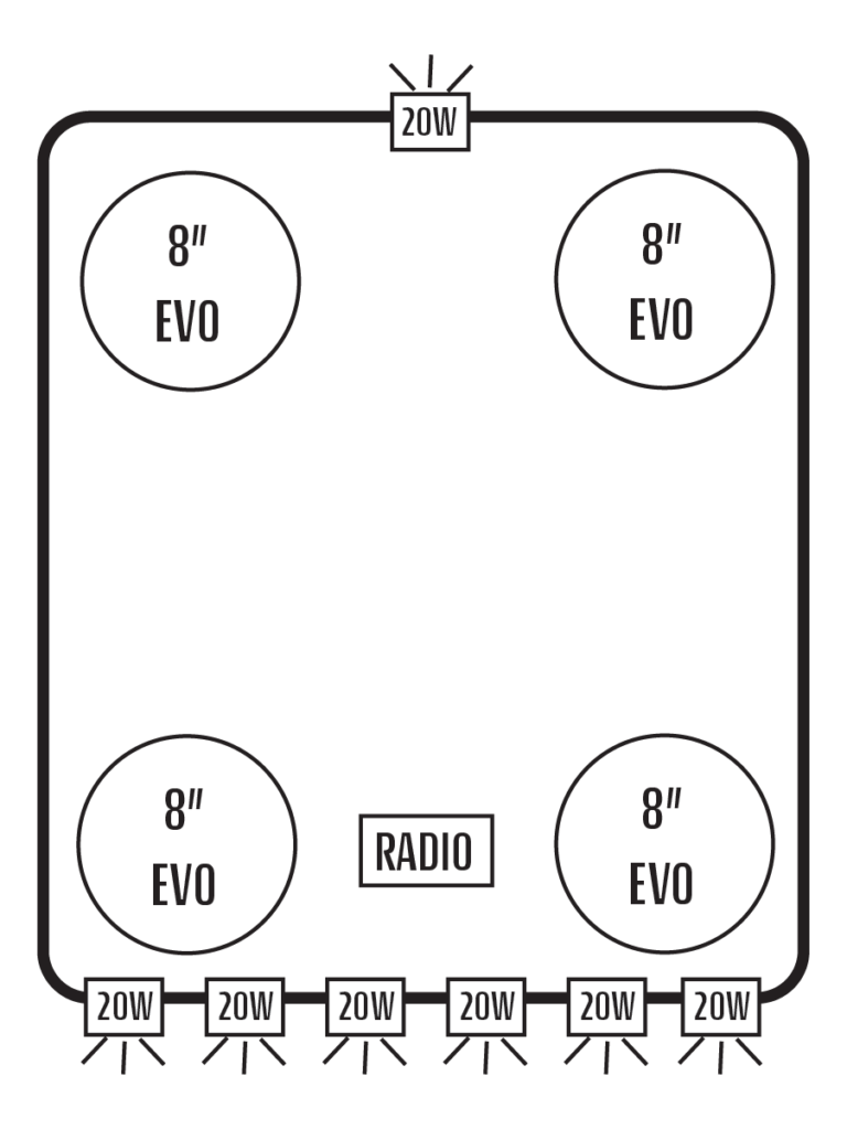 2015+ Kawasaki Mule Pro-FX Stereo Tops (2-Door)