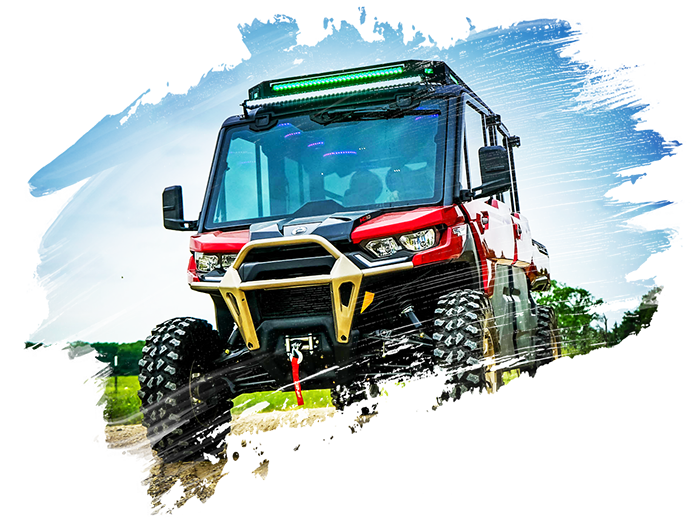 Can-Am Defender Stereo Roofs