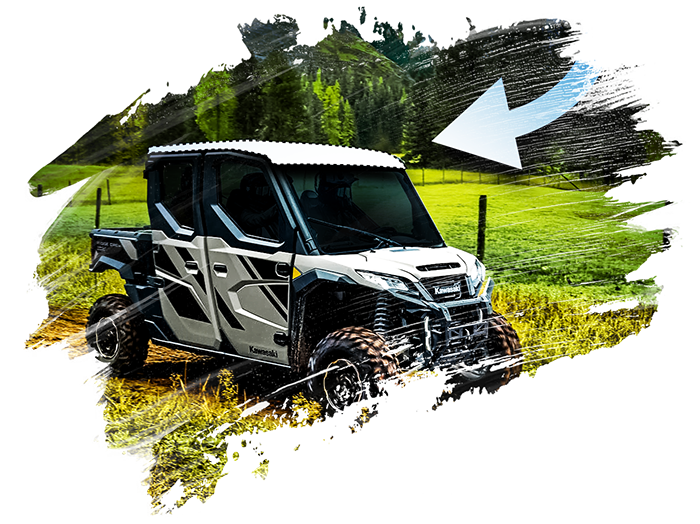 Kawasaki Ridge Stereo Tops