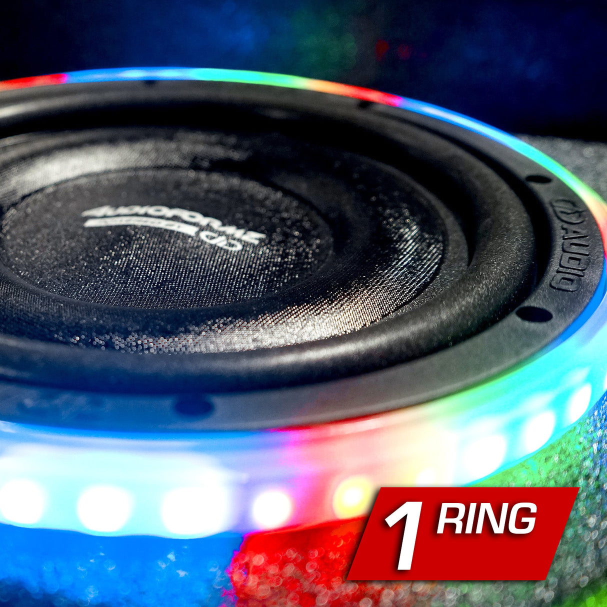 One(1) Subwoofer IC LED Light Ring Upgrade