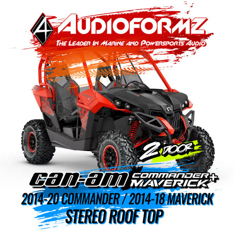 2014-20 Can-Am Commander / 2014-18 Maverick Stereo Tops (2-Seat)