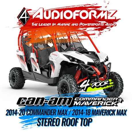 2014-20 Can-Am Commander MAX / 2014-18 Maverick MAX Stereo Tops (4-Seat)