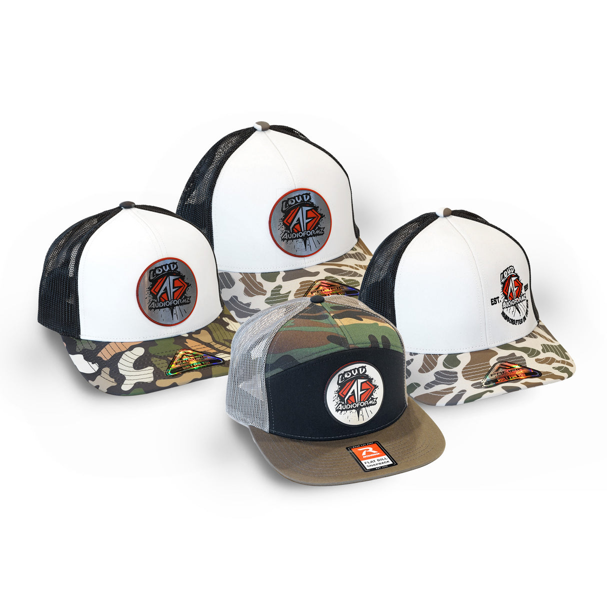 AudioFormz Camo Snapback Hats