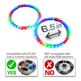 AudioFormz IC LED Light Rings for EVO2 & EVOPRO2 Speakers - Pair