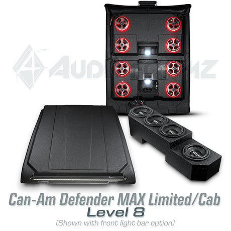 2026+ Can-Am Defender MAX HD11 Limited/Cab Stereo Tops (4-Door)