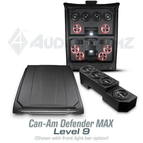 2026+ Can-Am Defender MAX HD11 Stereo Tops (4-Door)