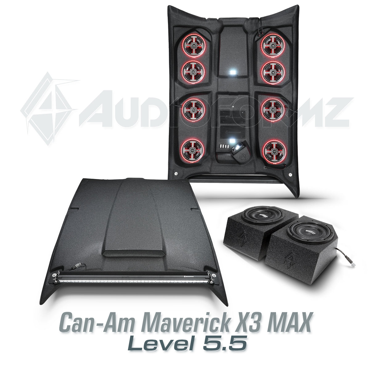 2017+ Can-Am Maverick X3 MAX Stereo Tops (4-Seat)