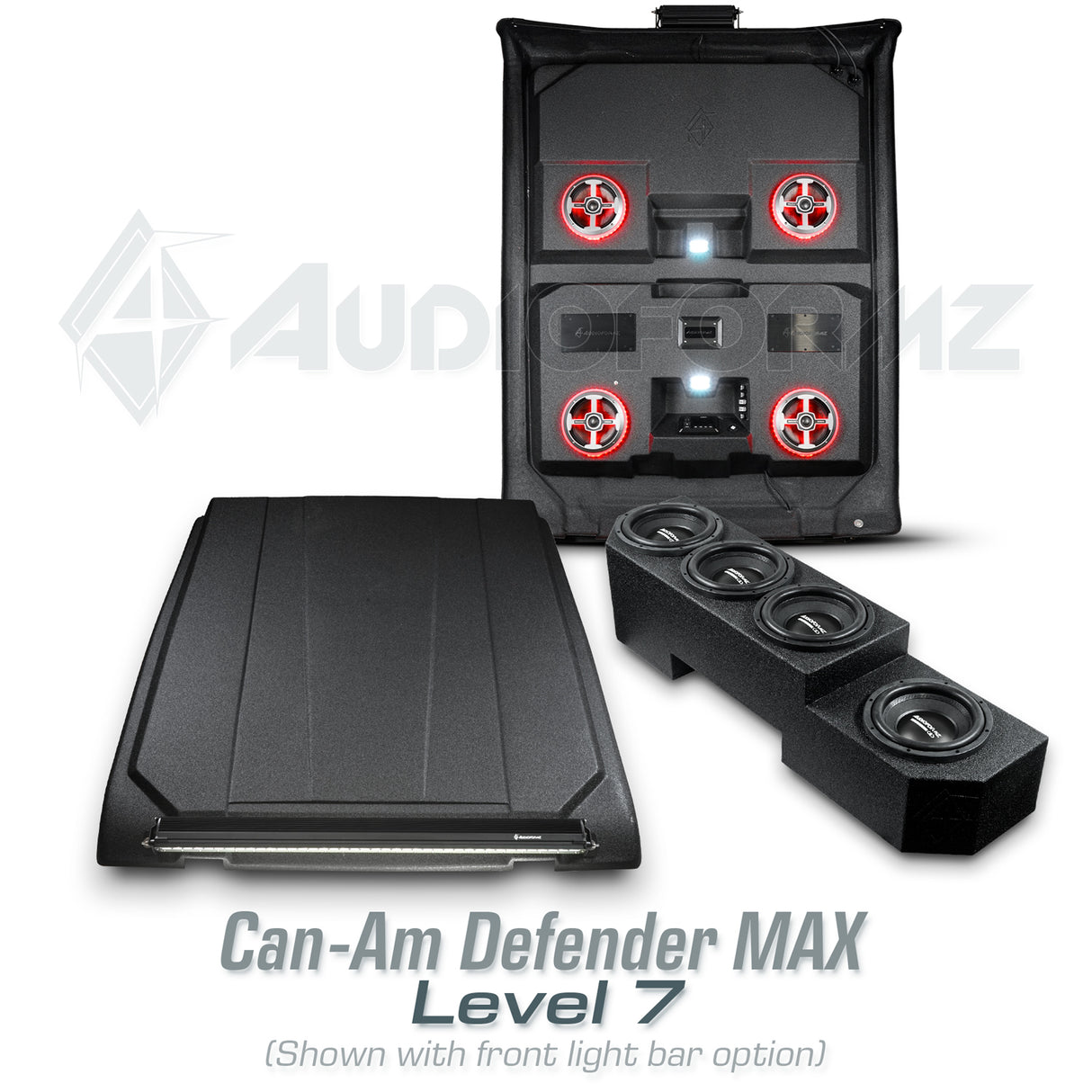 2026+ Can-Am Defender MAX HD11 Stereo Tops (4-Door)