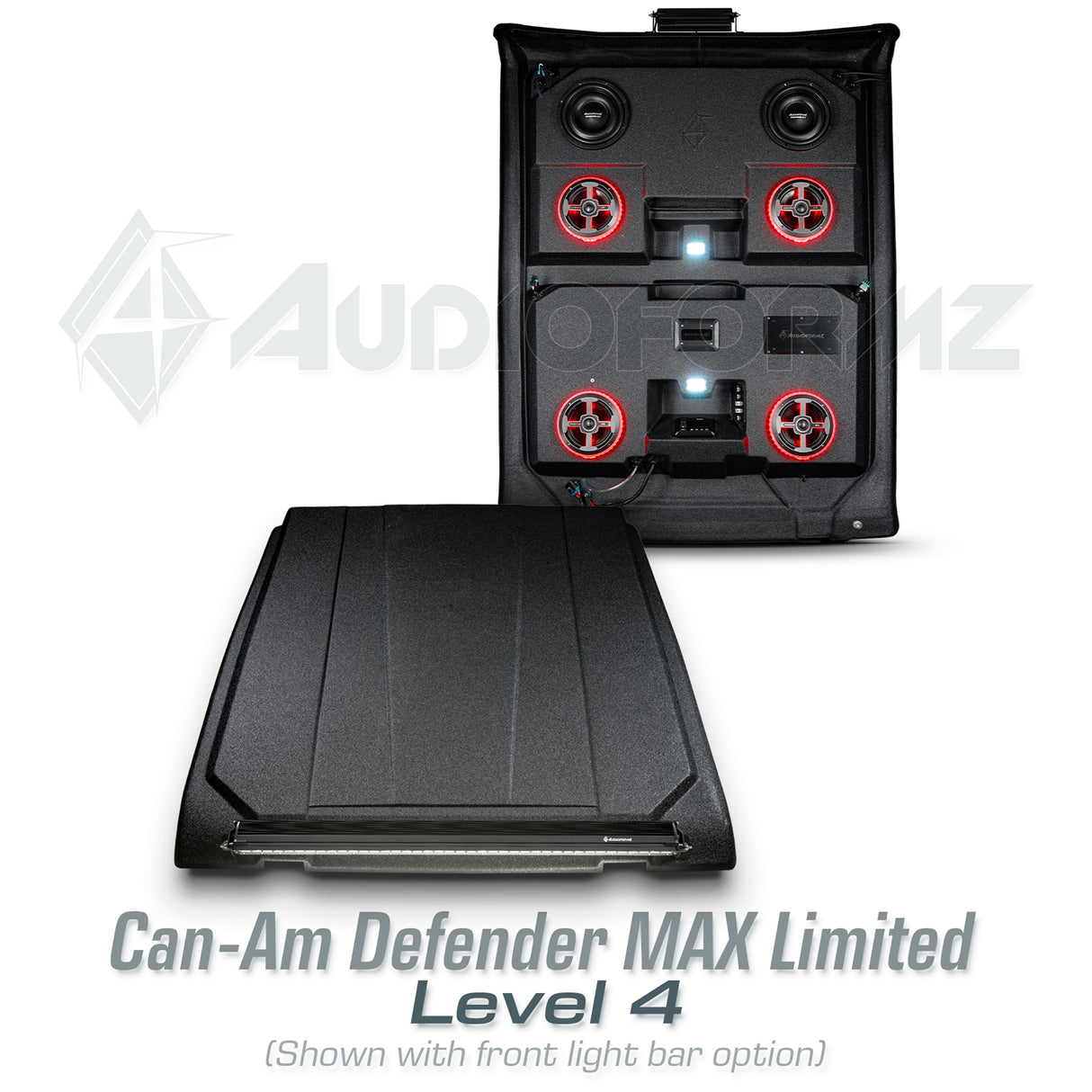 2016-2025 Can-Am Defender MAX Limited/Cab Stereo Tops (4-Door)