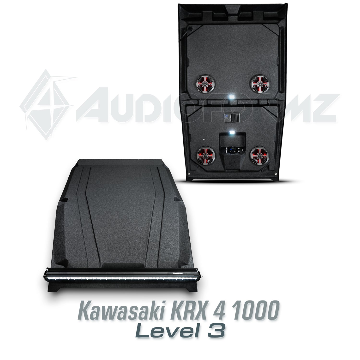 Kawasaki KRX Stereo Roofs | KRX Stereo Tops | AudioFormz