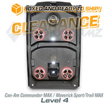 2021+ Can-Am Commander MAX / 2019+ Maverick Sport MAX LEVEL 4 Stereo Top (4-Seat)