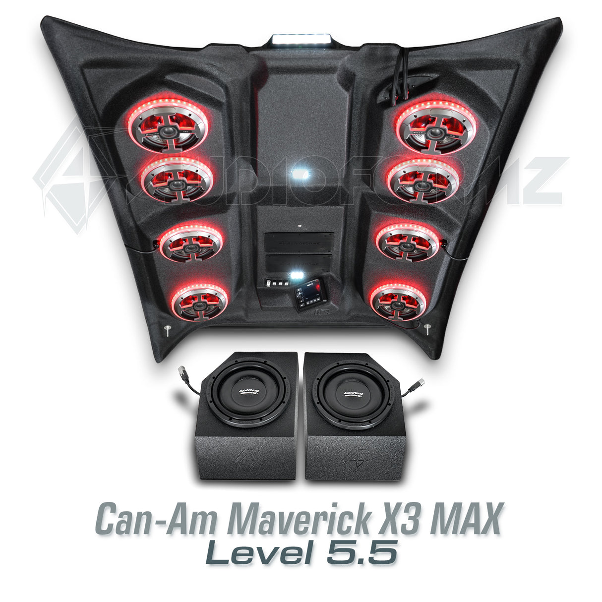 2017+ Can-Am Maverick X3 MAX Stereo Tops (4-Seat)