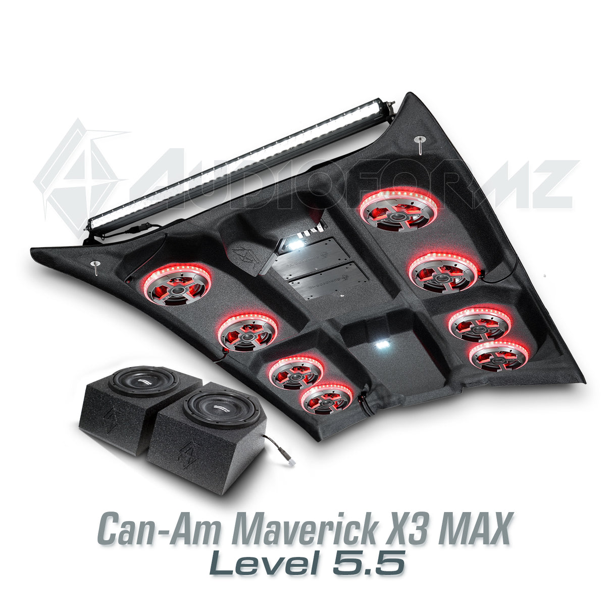 2017+ Can-Am Maverick X3 MAX Stereo Tops (4-Seat)