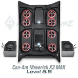 2017+ Can-Am Maverick X3 MAX Stereo Tops (4-Seat)